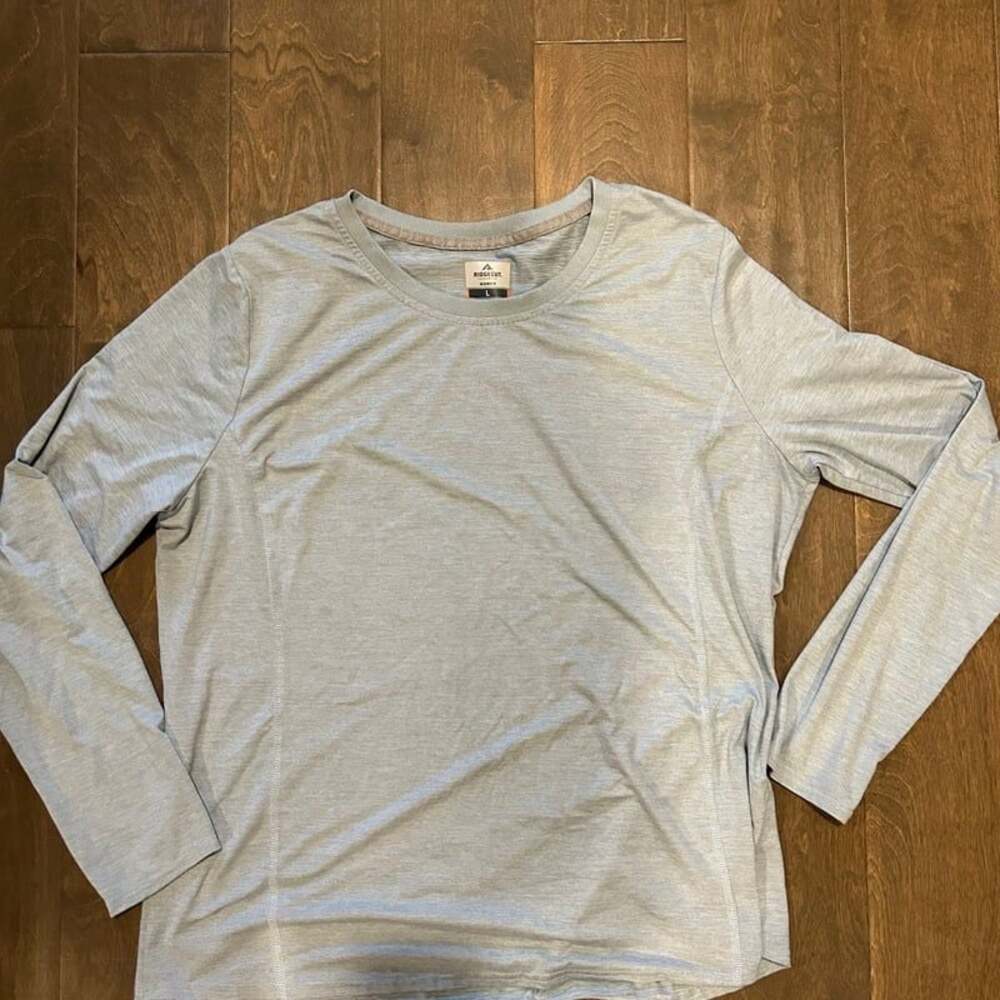 Ridgecut Women's Gray Long Sleeve Performance Shirt- Size L